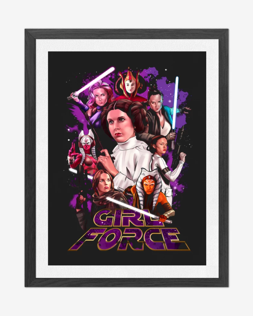 Cuadro decorativo Girl Force