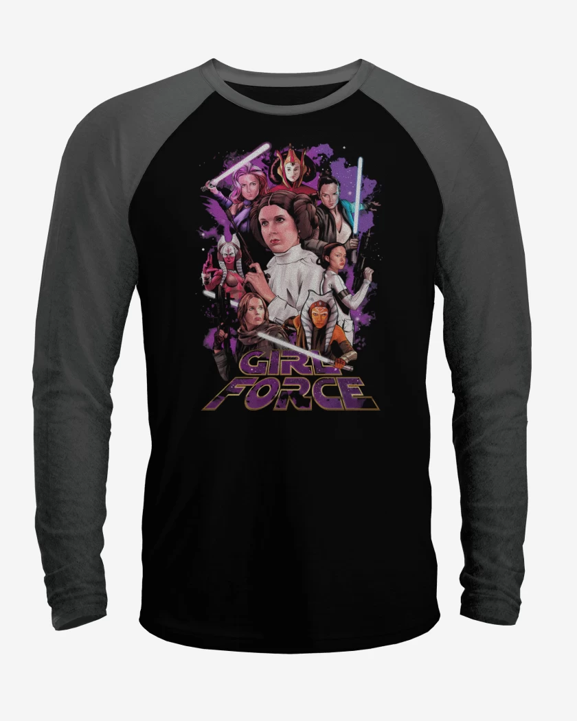 Polera Raglan Girl Force