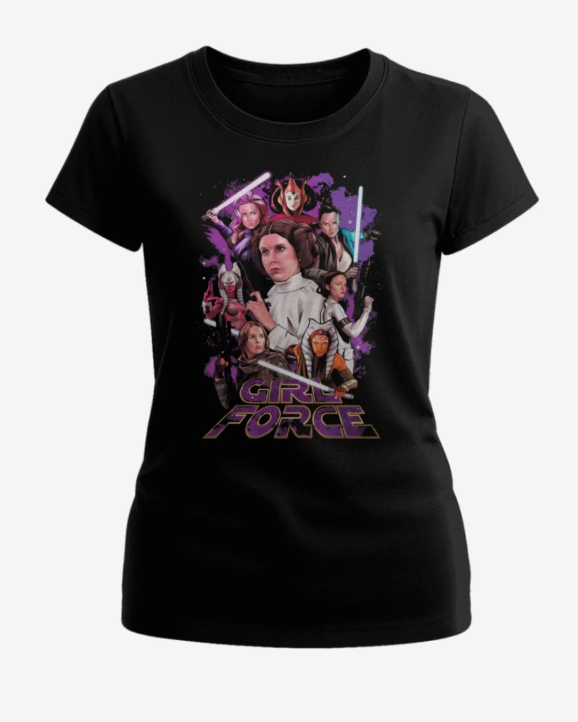 Polera de Mujer Negro de Girl Force