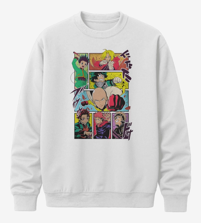Poleron polo Héroes Shonen