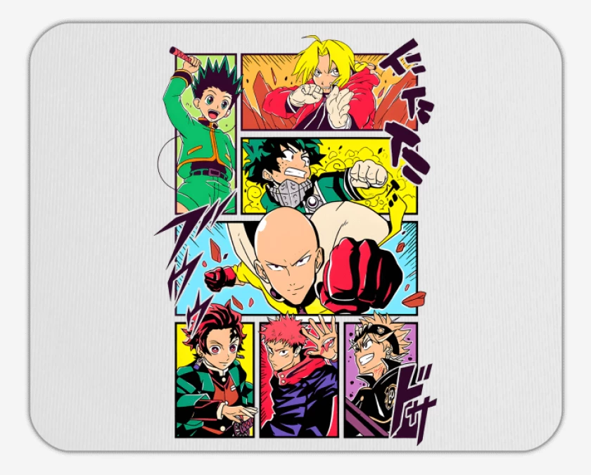 Mousepad Héroes Shonen