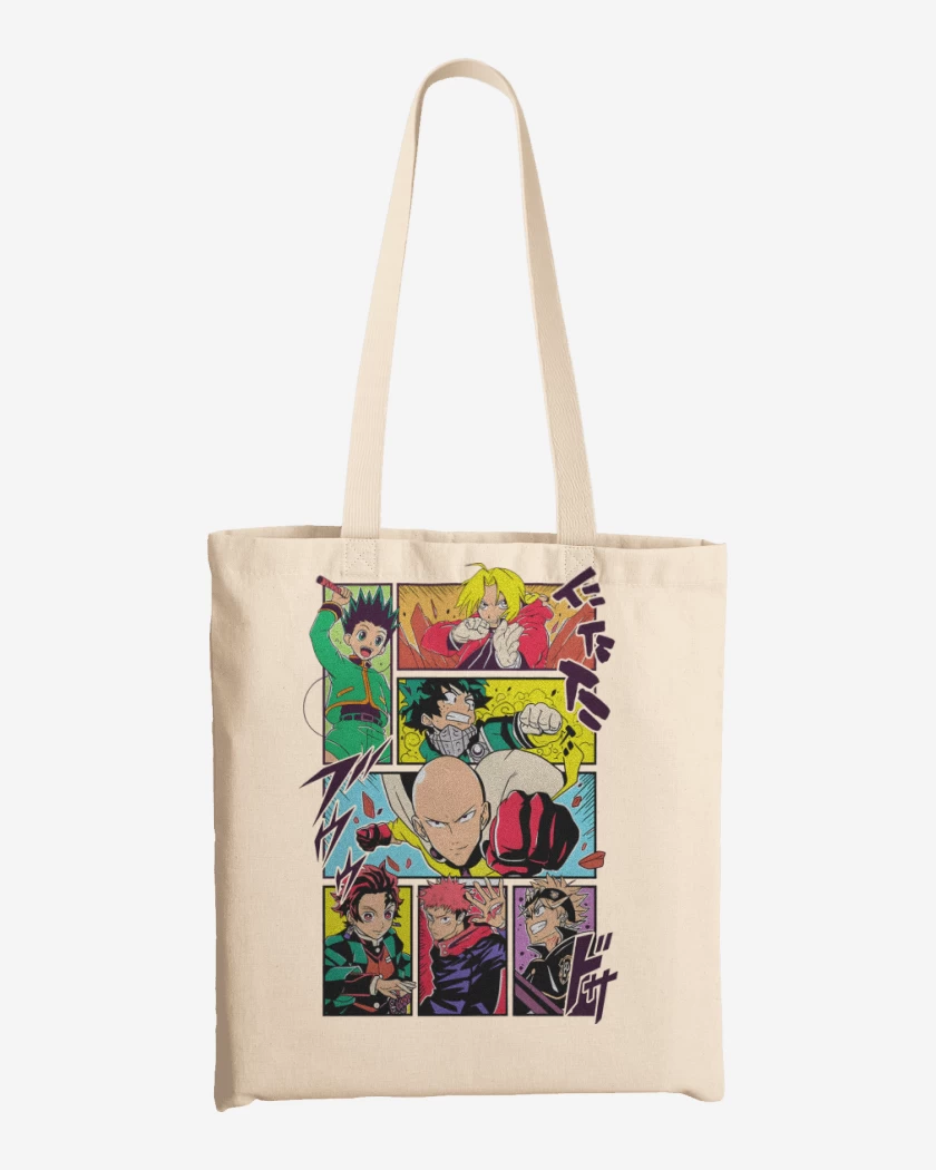Totebag Héroes Shonen