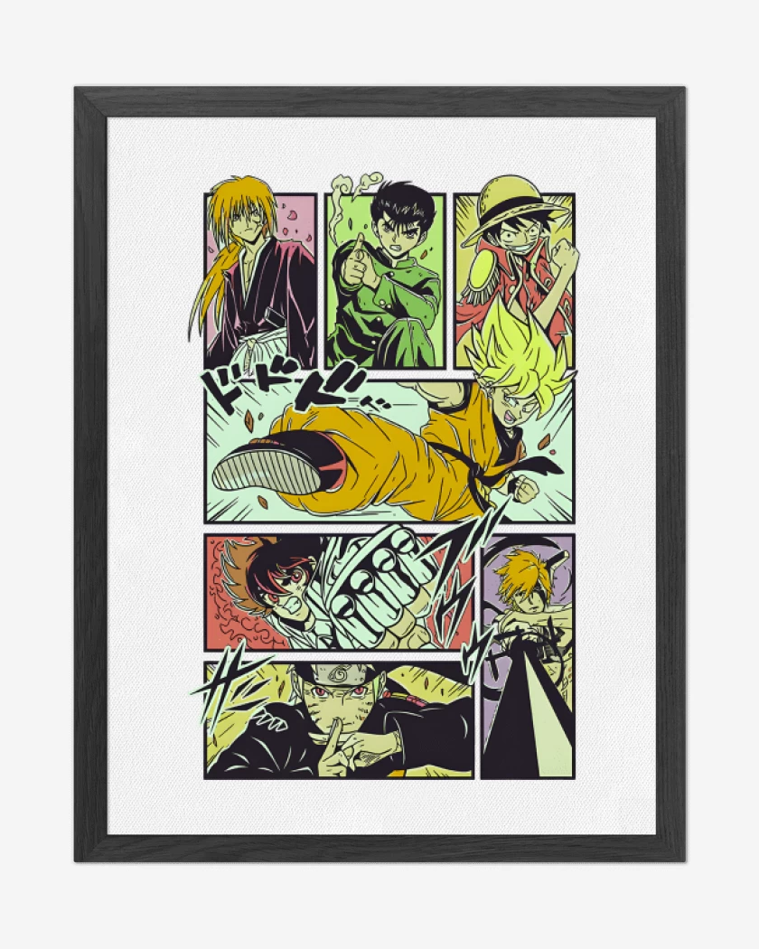 Cuadro decorativo Leyendas Shonen