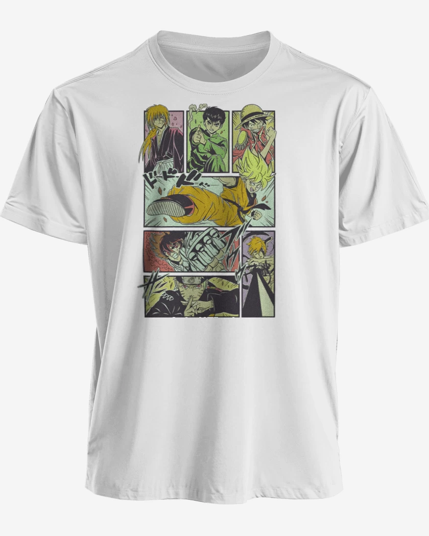 Polera premium Blanco de Leyendas Shonen