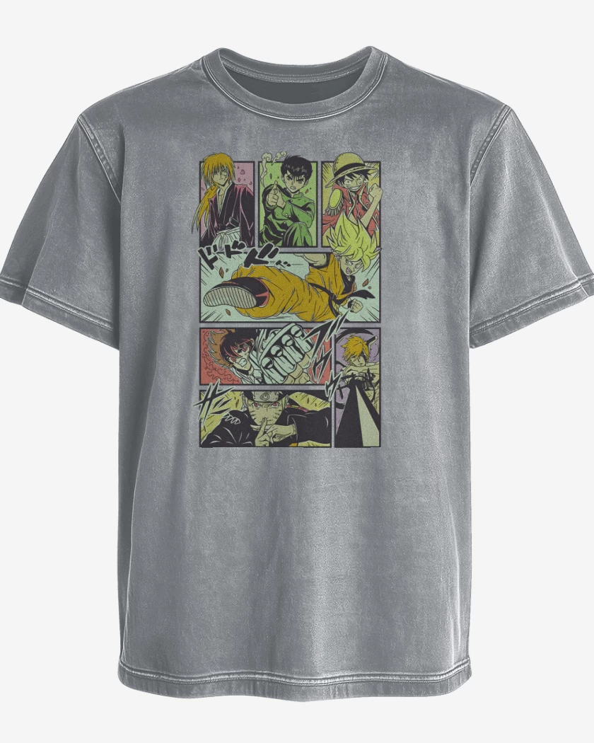 Polera desgastada Leyendas Shonen