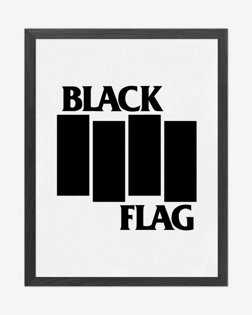Cuadro decorativo Blanco de Black Flag