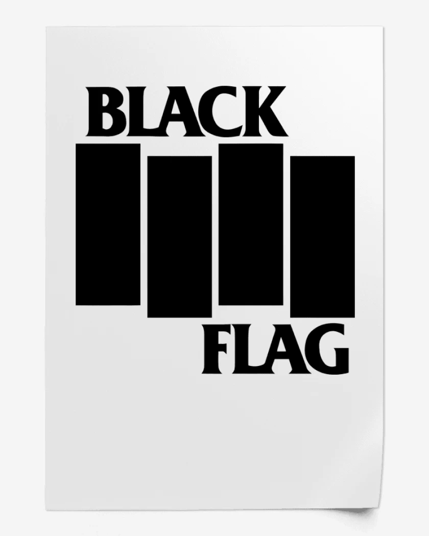 Print Black Flag