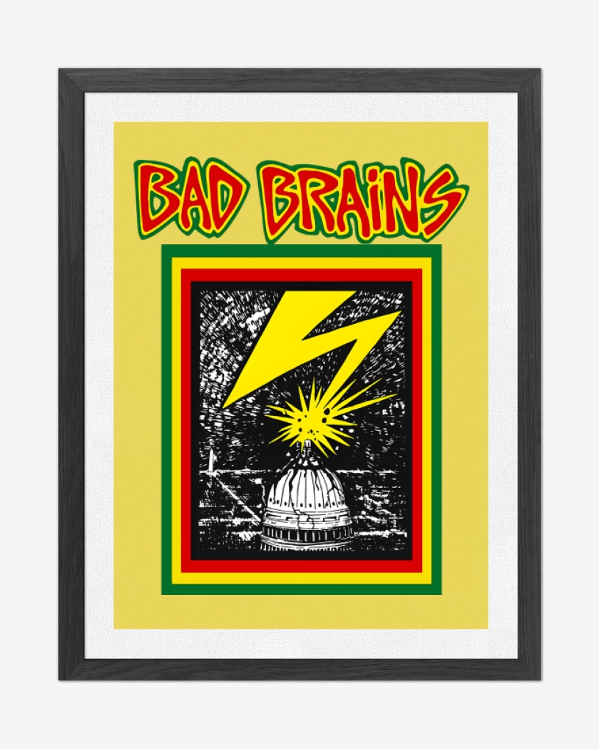 Cuadro decorativo Amarillo de Bad Brains 