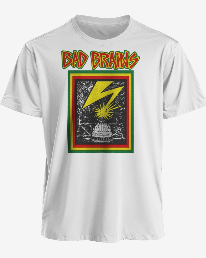 Polera premium Blanco de Bad Brains 