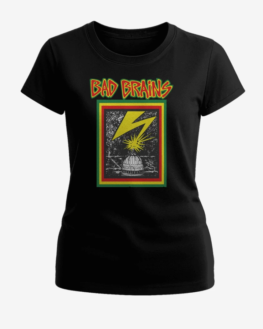 Polera de Mujer Negro de Bad Brains 