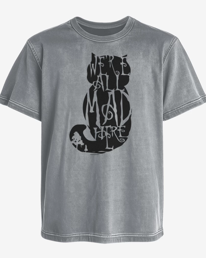 Polera desgastada Gris Melange de Cat alice