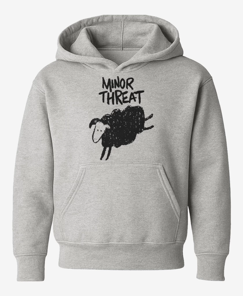 Poleron de niño Gris Melange de Minor Threat 
