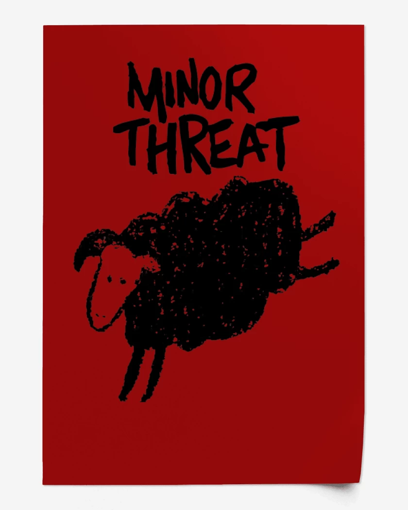 Print Rojo de Minor Threat 