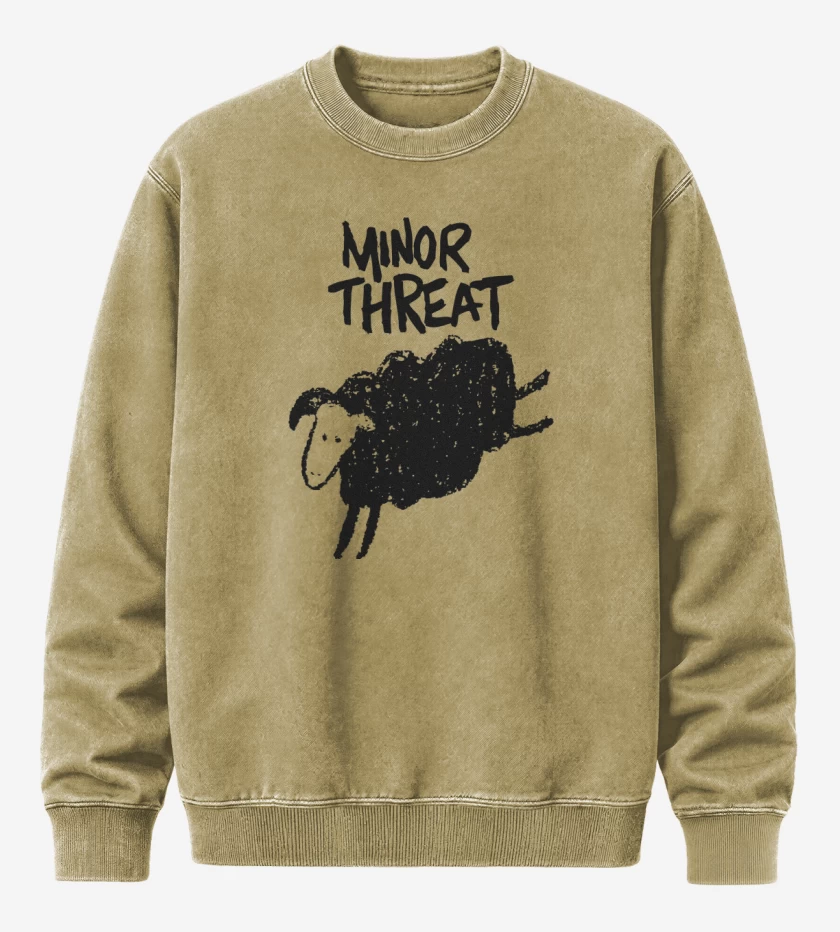 Poleron Polo Acid Wash Beige de Minor Threat 