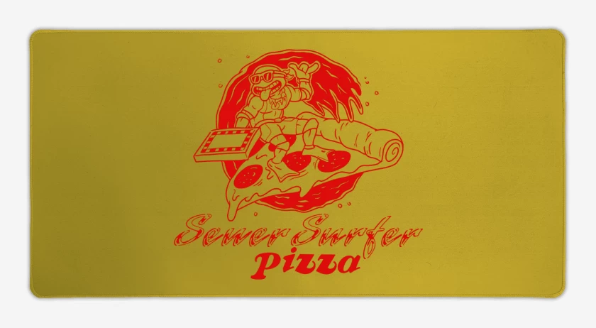 Mouse pad Gamer Surfer Ninja Pizza