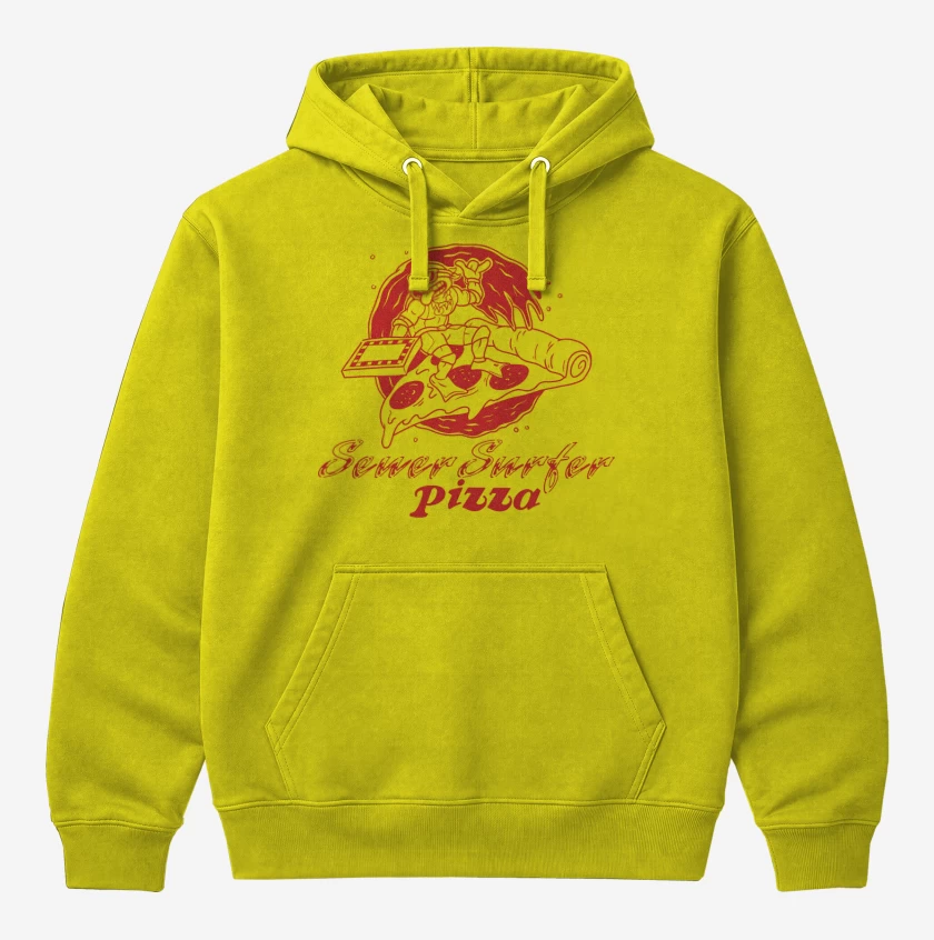 Polerón Canguro Surfer Ninja Pizza