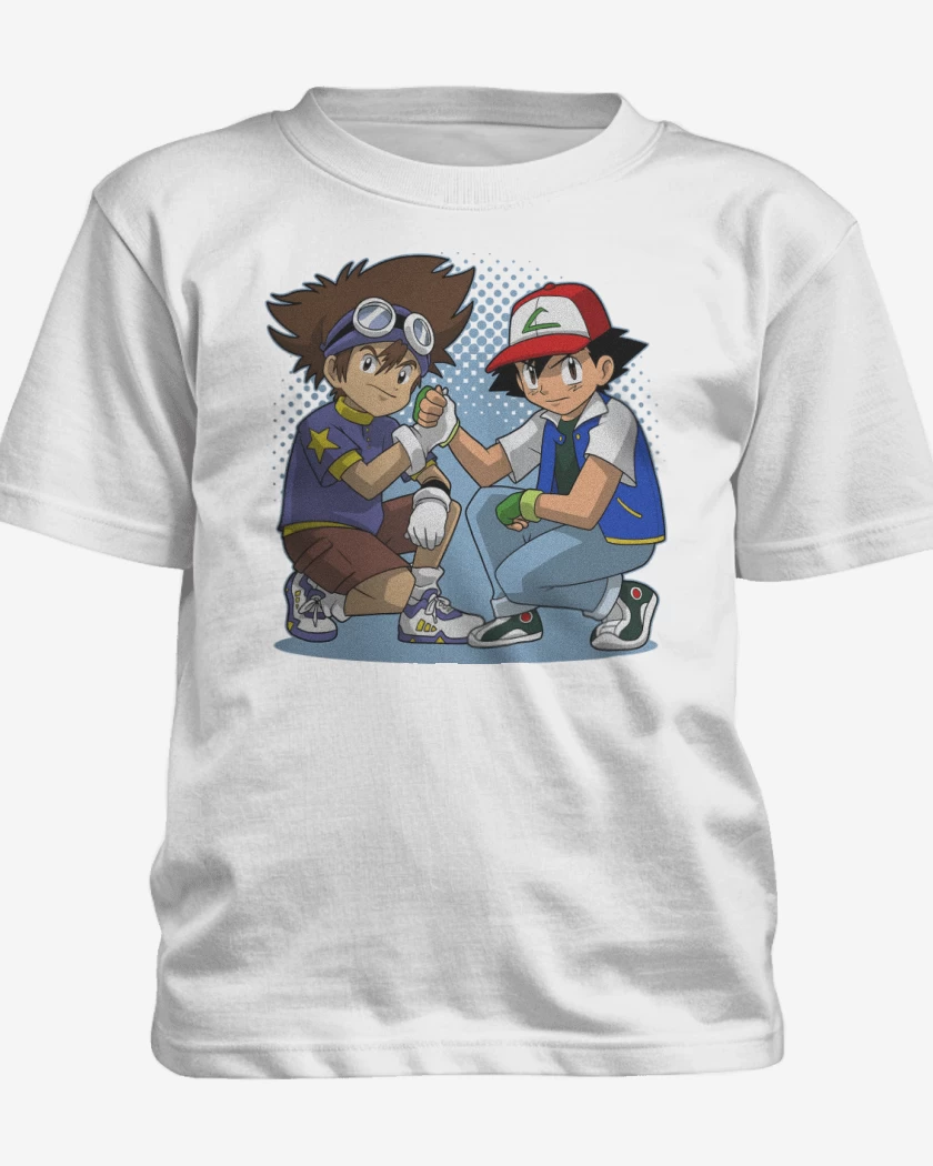 Polera de niño Blanco de Los Panamon