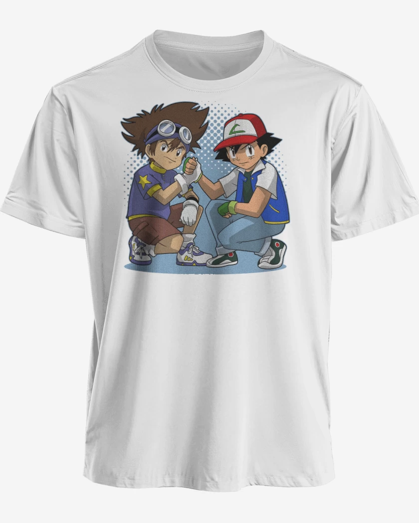 Polera premium Blanco de Los Panamon