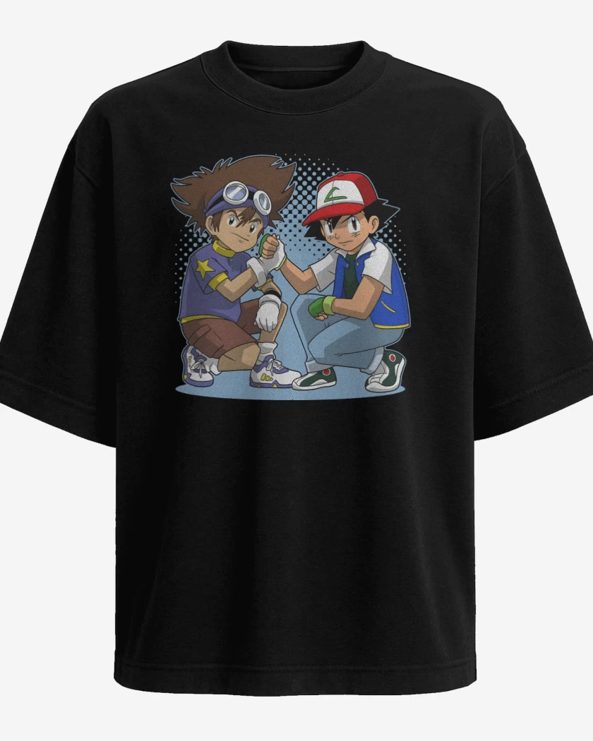 Polera Oversize Negro de Los Panamon