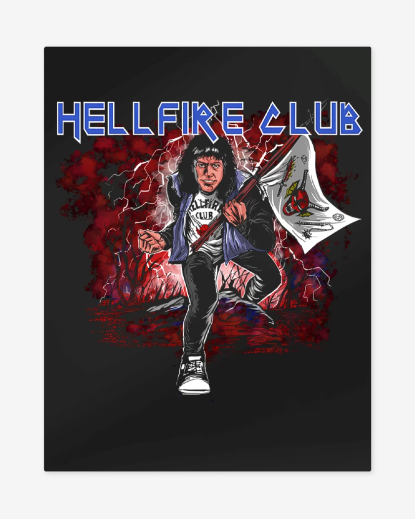 Print metalico Ironfire Club