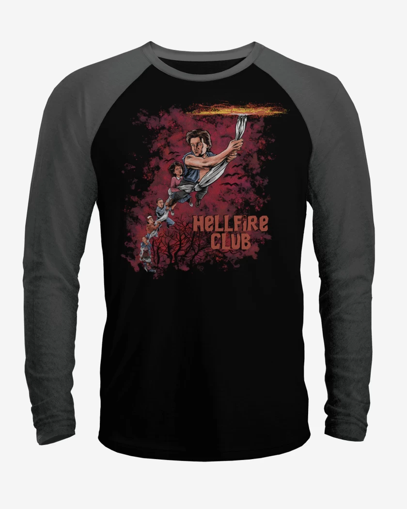 Polera Raglan Upside Down Club
