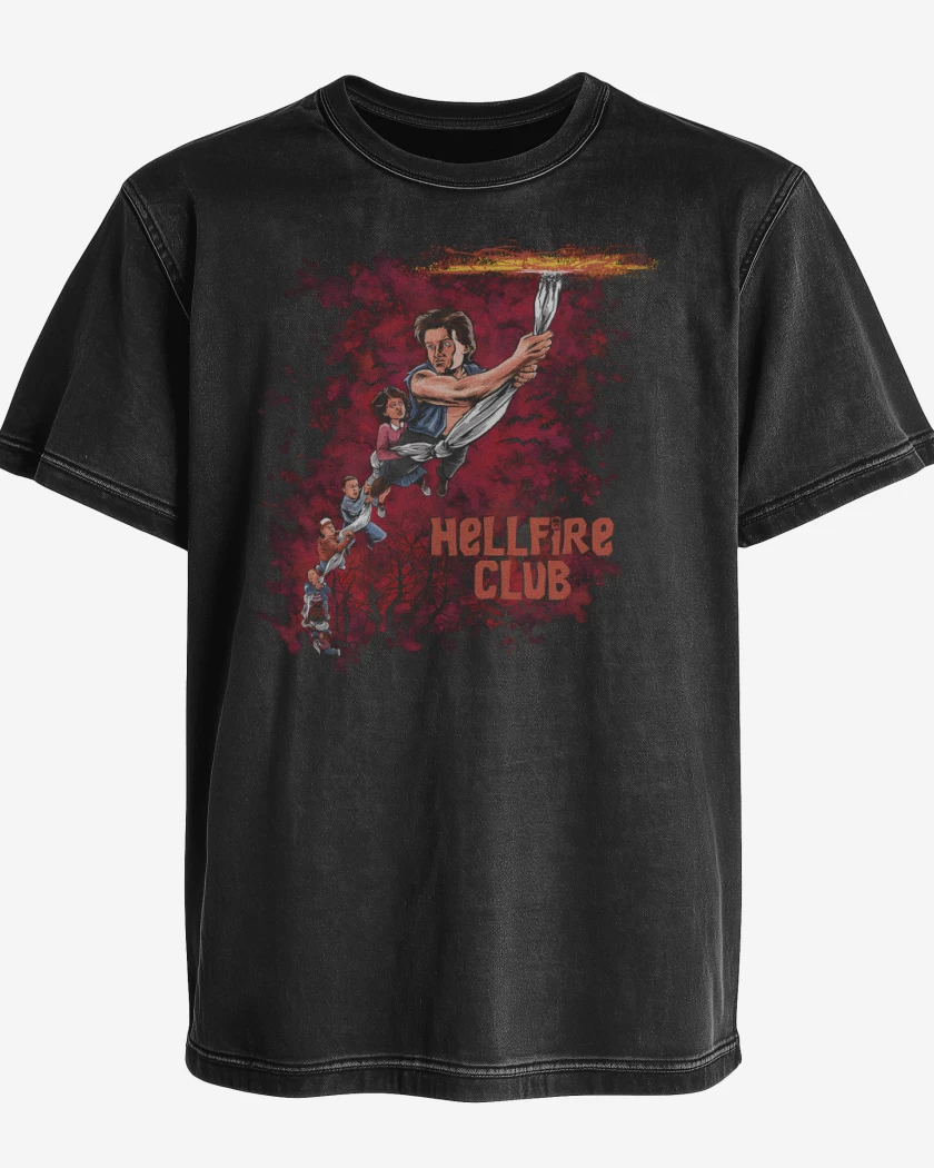 Polera desgastada Upside Down Club