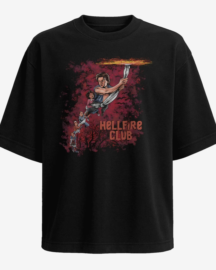Polera Oversize Upside Down Club