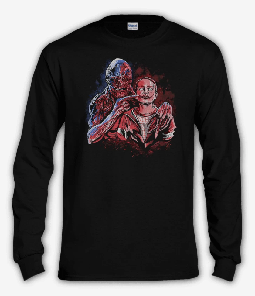 Polera manga larga Negro de Vecna Smile