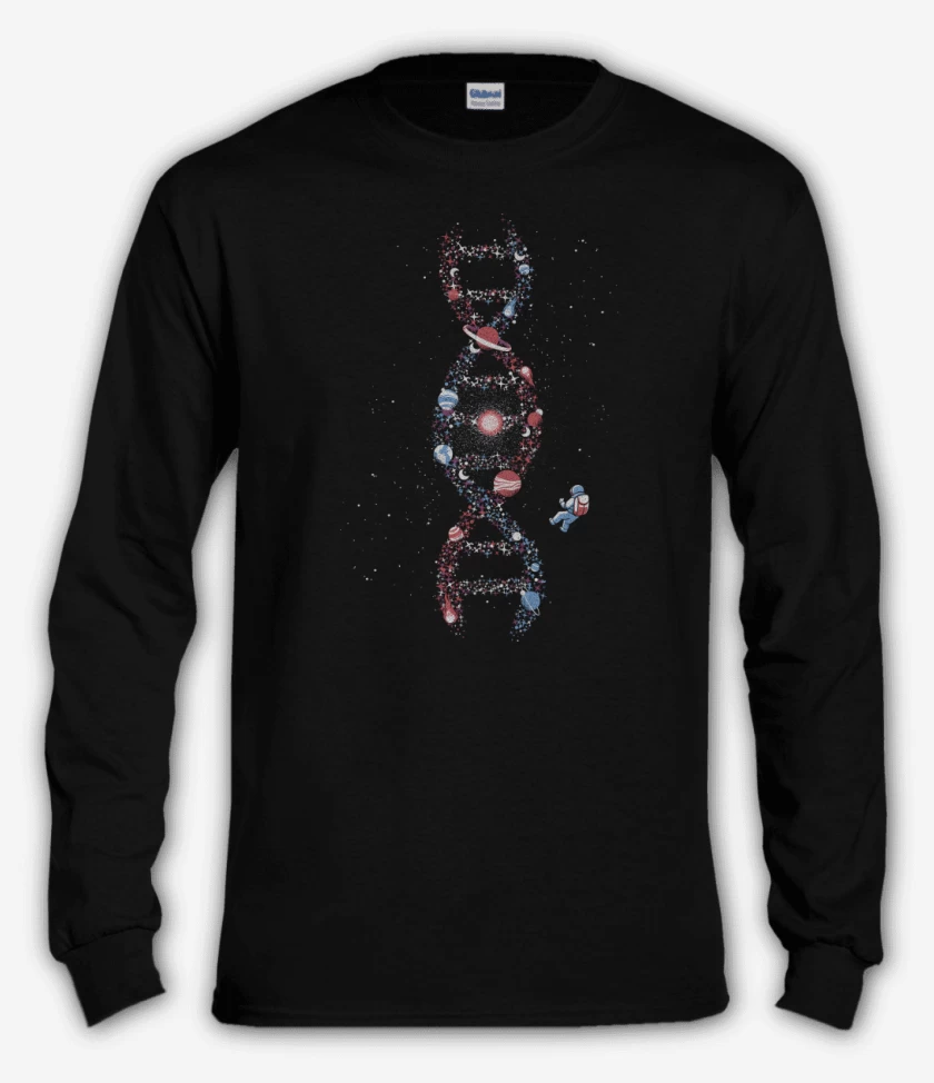 Polera manga larga Negro de ADNverse