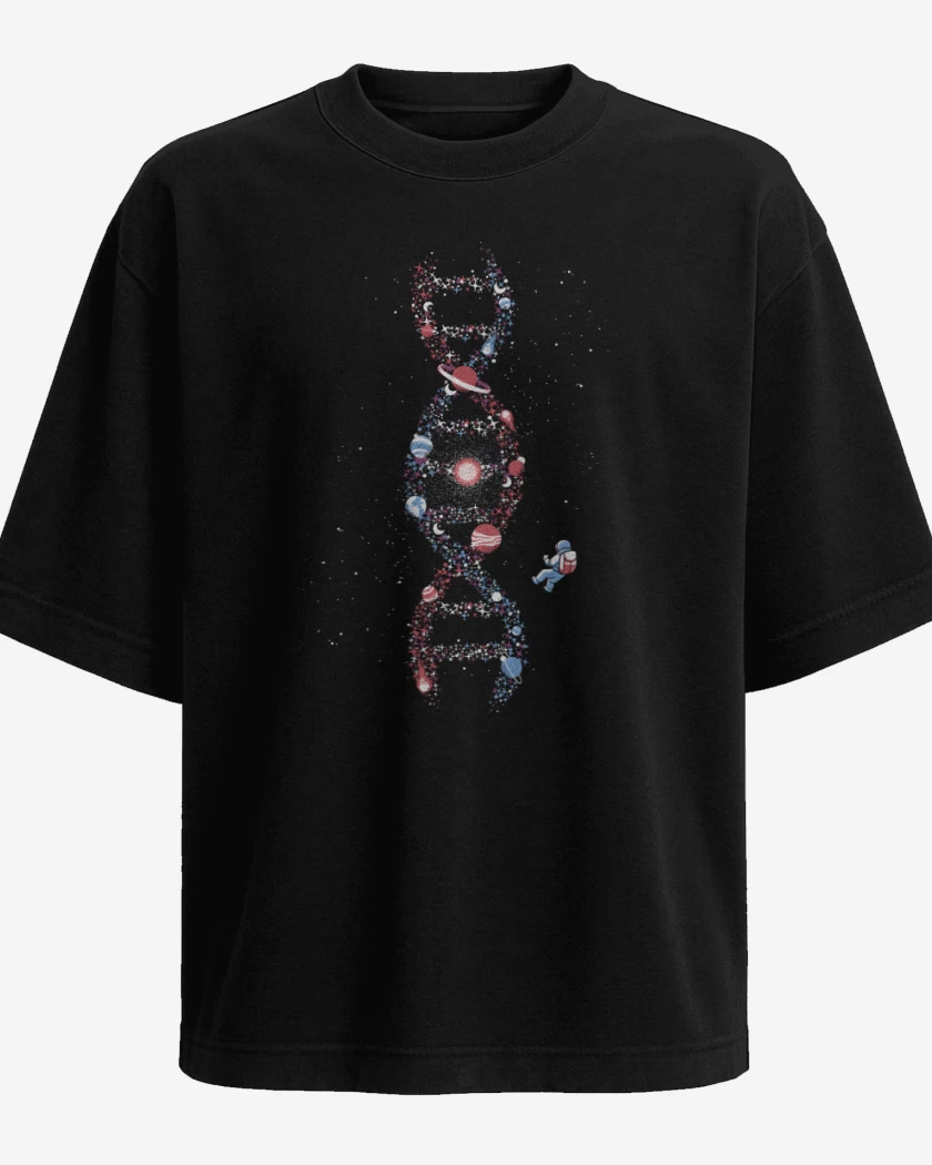 Polera Oversize Negro de ADNverse