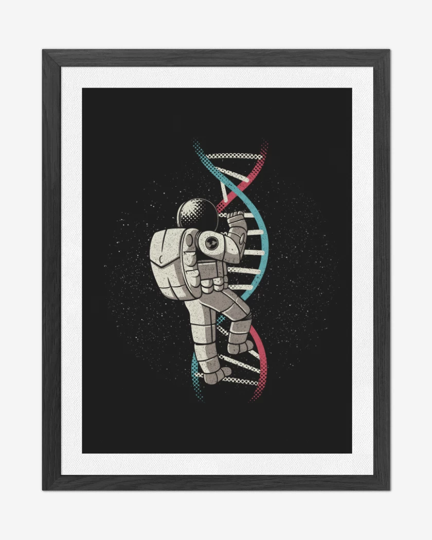 Cuadro decorativo Negro de Explorador del ADN