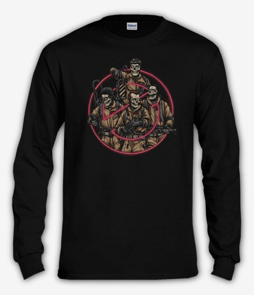 Polera manga larga Negro de The Ghostbusters