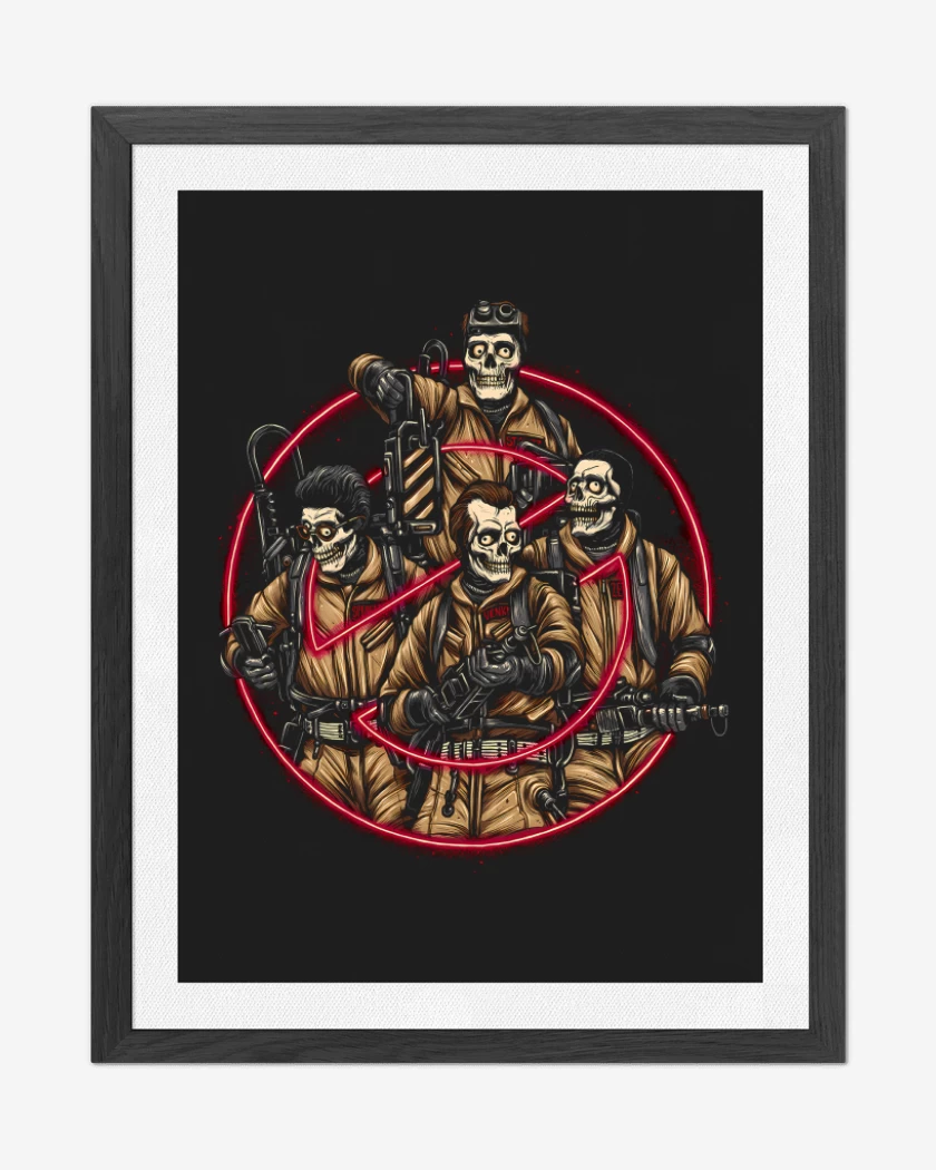 Cuadro decorativo Negro de The Ghostbusters