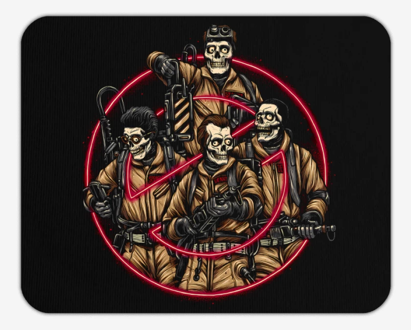 Mousepad Negro de The Ghostbusters