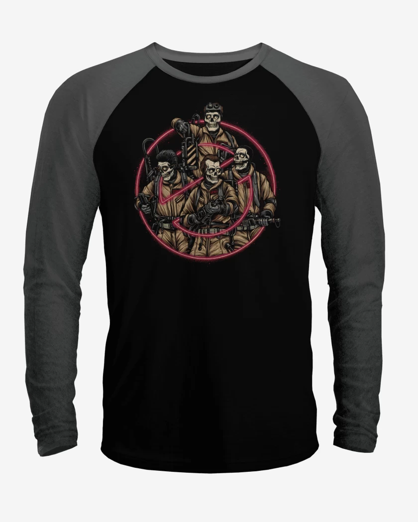 Polera Raglan Negro / Negro Heather de The Ghostbusters