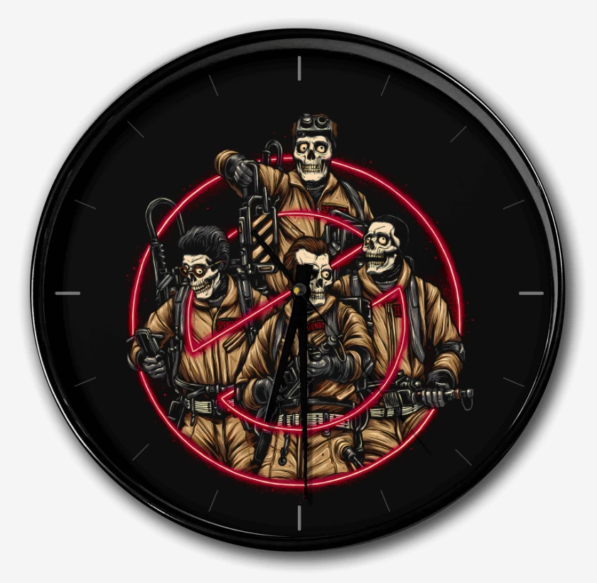Reloj Negro de The Ghostbusters