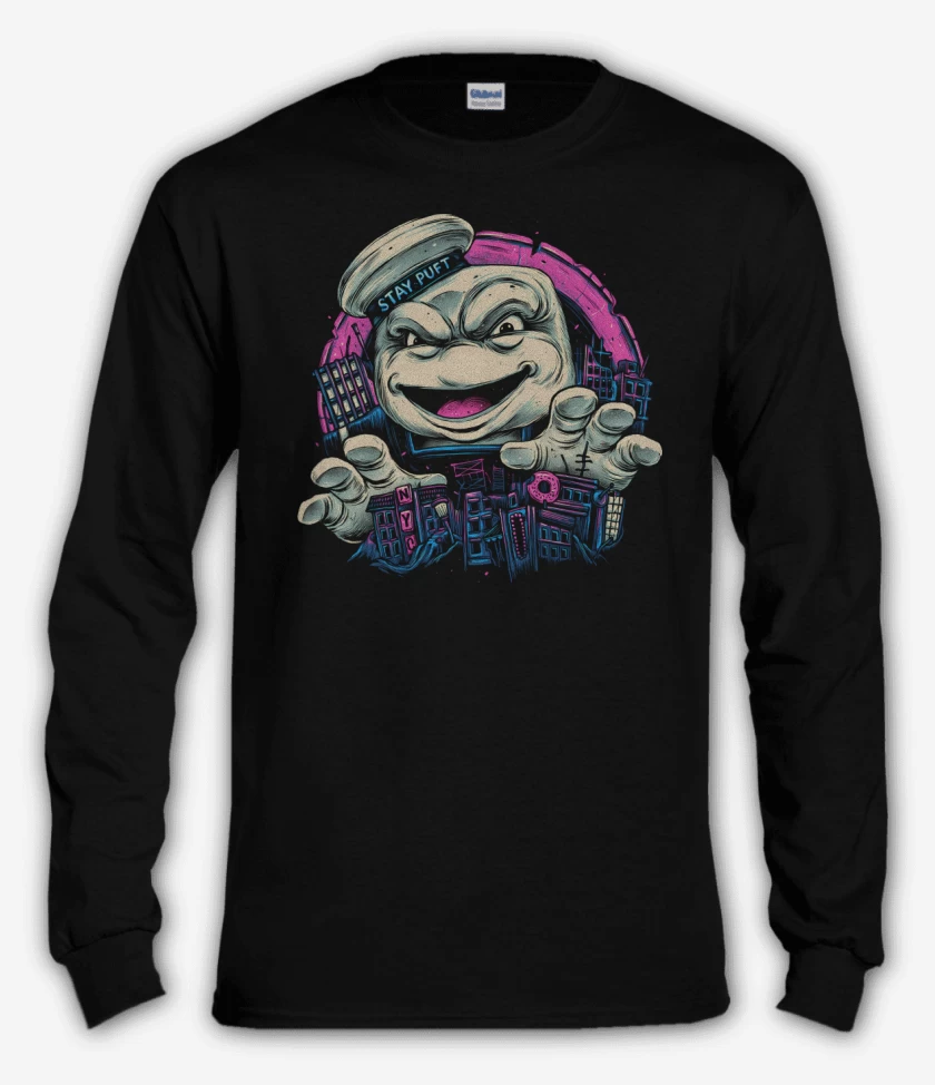 Polera manga larga Negro de El Malvavisco 