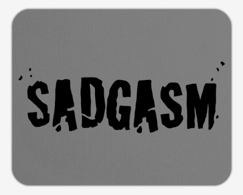 Mousepad Sadgasm Logo
