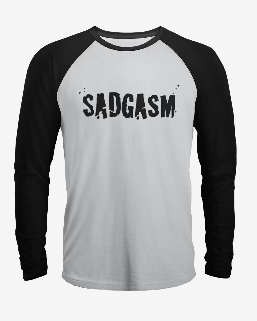 Polera Raglan Sadgasm Logo