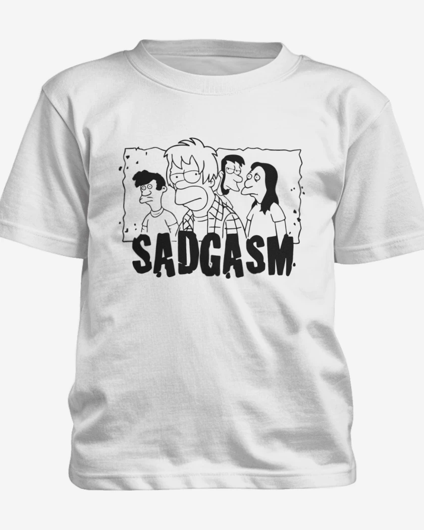Polera de niño Blanco de Sadgasm