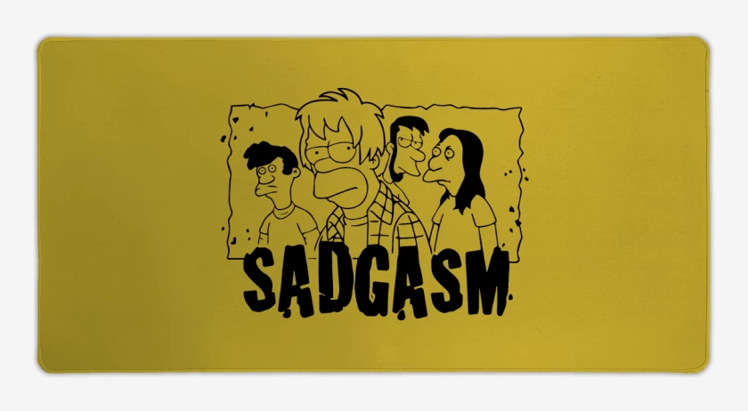 Mouse pad Gamer Amarillo de Sadgasm