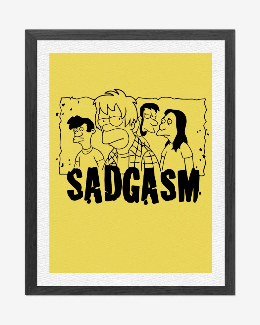 Cuadro decorativo Amarillo de Sadgasm