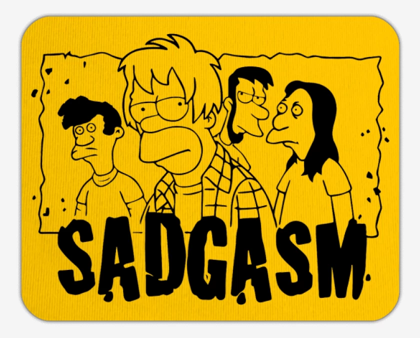Mousepad Amarillo de Sadgasm