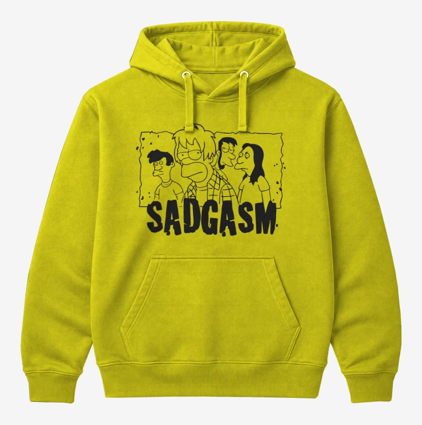 Polerón Canguro Amarillo de Sadgasm