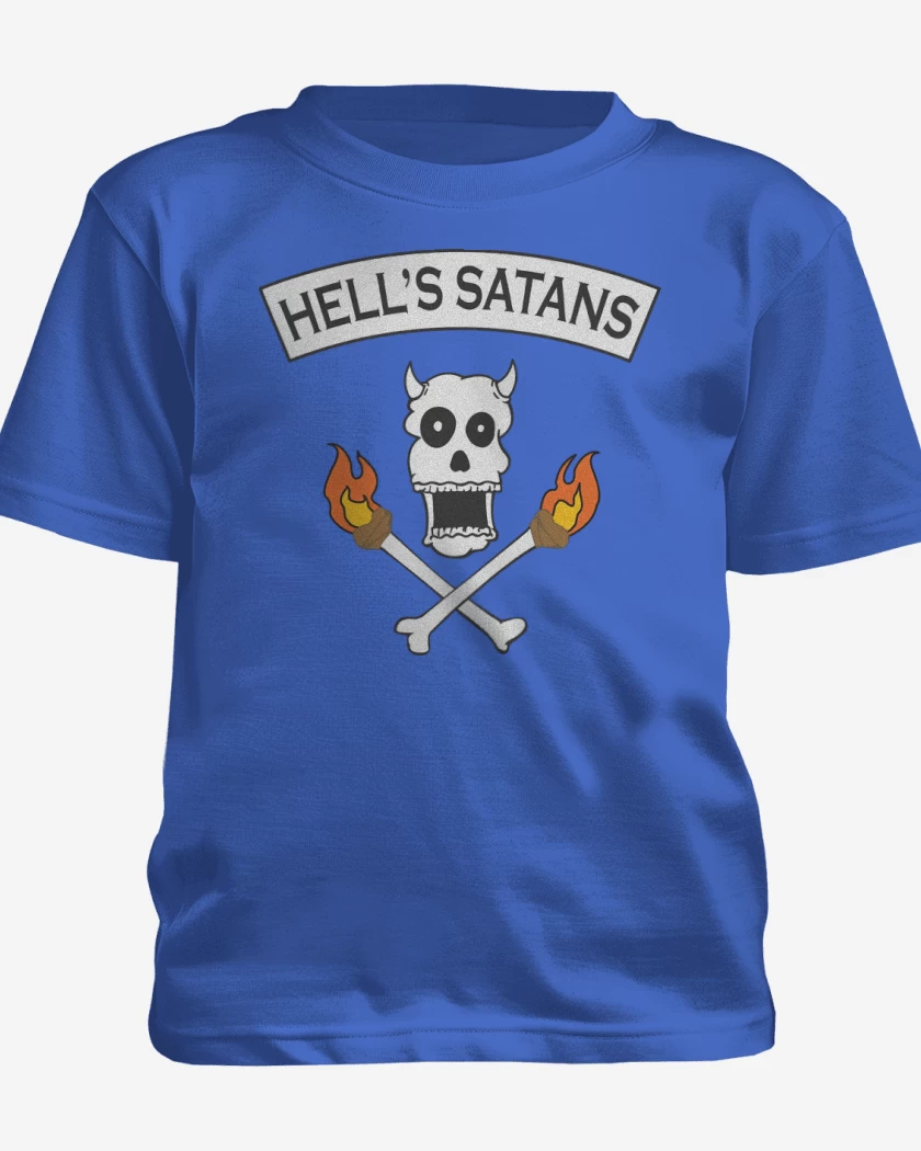 Polera de niño Azul Rey de Hells Satans