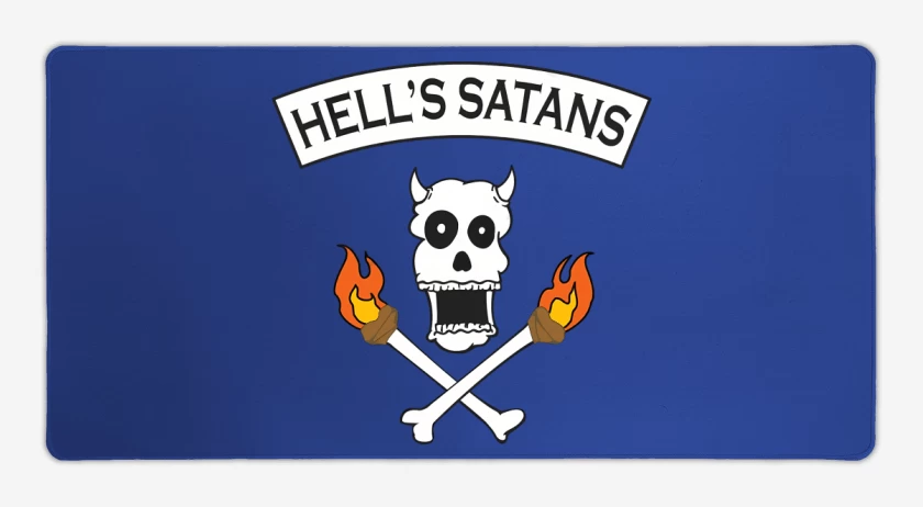 Mouse pad Gamer Azul Rey de Hells Satans