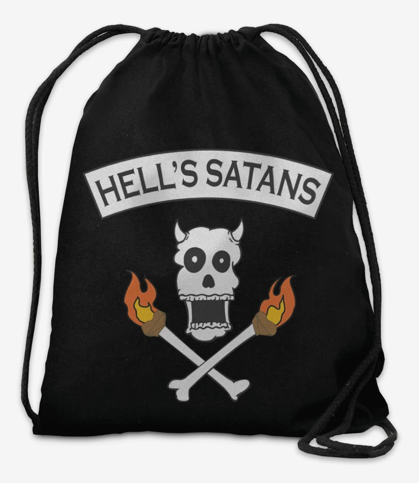 Mochila Negro de Hells Satans