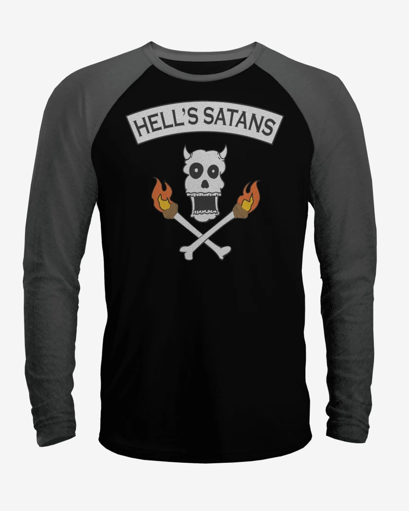 Polera Raglan Hells Satans