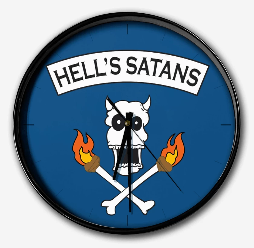 Reloj Azul Rey de Hells Satans