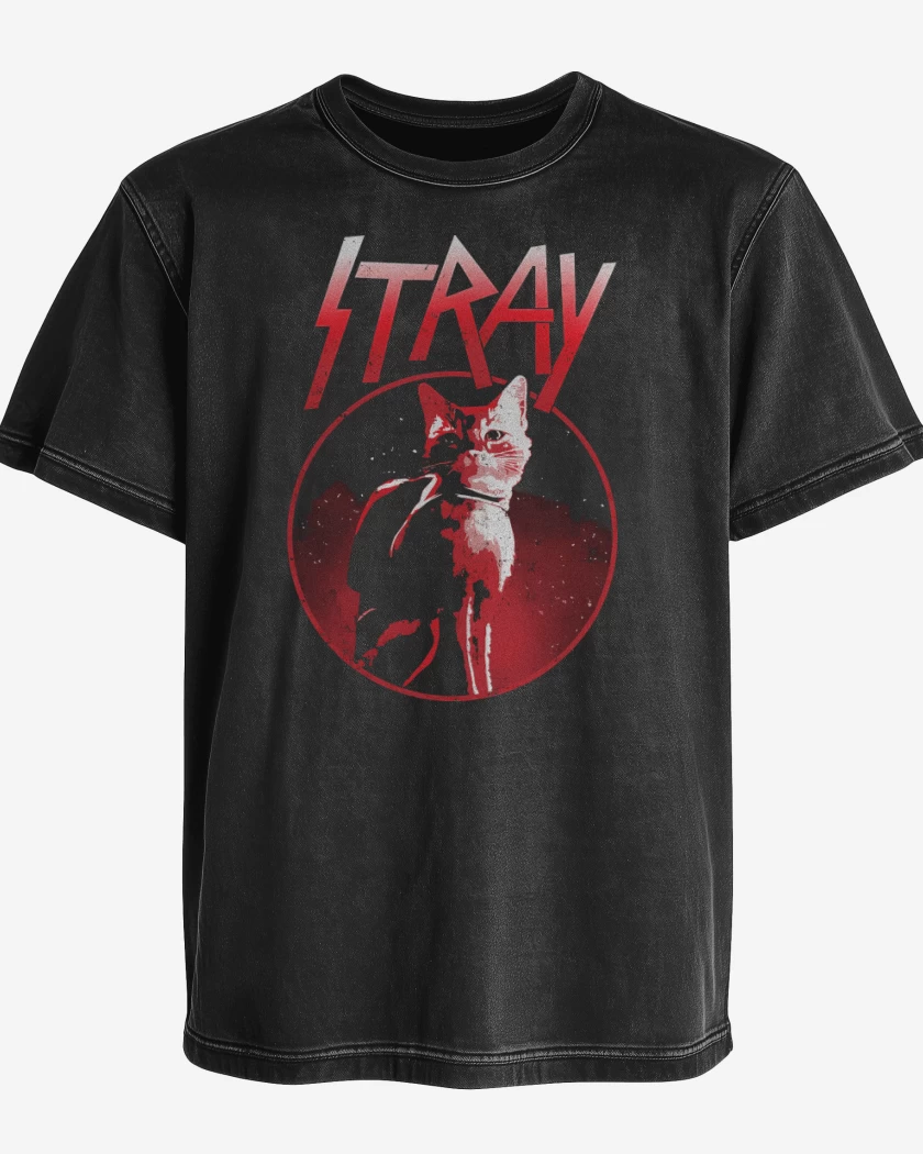 Polera desgastada El Gato